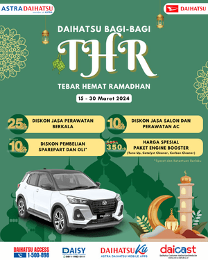 Daihatsu Bagi-bagi THR di Bulan Ramadan